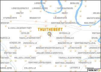 map of Thuit-Hébert