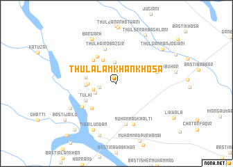 map of Thul Alam Khān Khosa