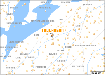 map of Thul Hasan