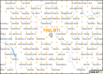 map of Thuliāti