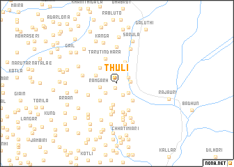 map of Thuli