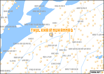 map of Thul Khair Muhammad