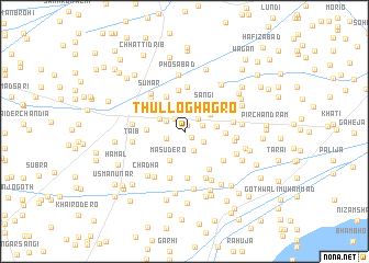 map of Thullo Ghāgro