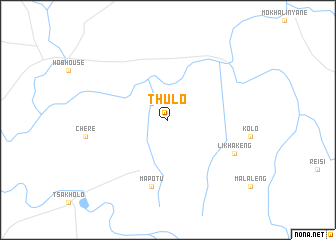 map of Thulo