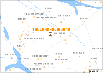 map of Thul Shāhali Buhar