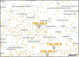 map of Thulwāla