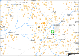 map of Thulwāl