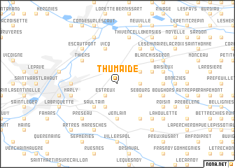 map of Thumaide