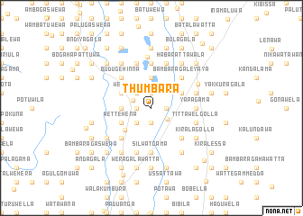 map of Thumbara