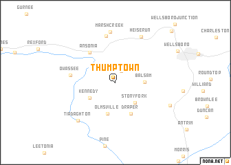 map of Thumptown