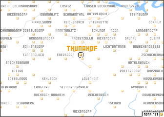 map of Thünahof