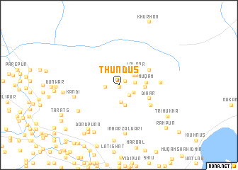 map of Thundus