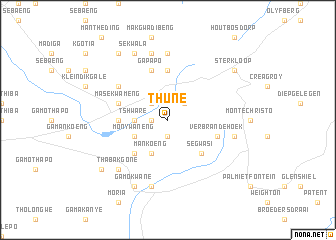 map of Thune