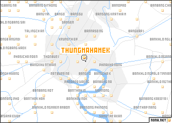 map of Thung Maha Mek