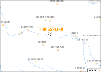 map of Thung Saliam