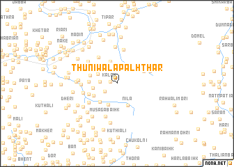 map of Thuniwāla Palhthar