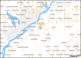 map of Thūn