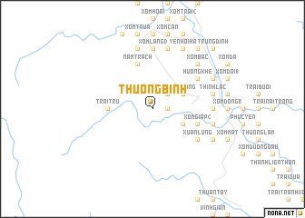 map of Thương Bình