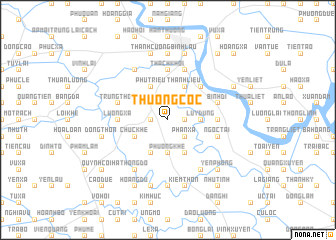 map of Thượng Cốc