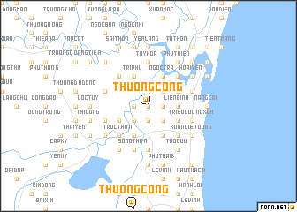 map of Thượng Còng