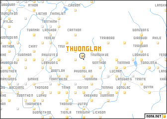 map of Thượng Lâm