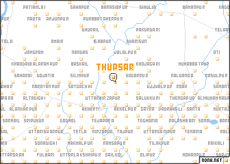 map of Thupsar