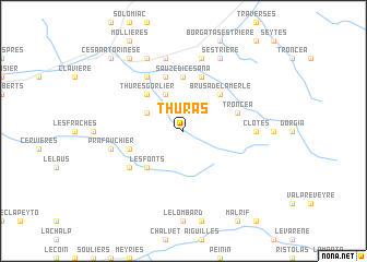 map of Thuras