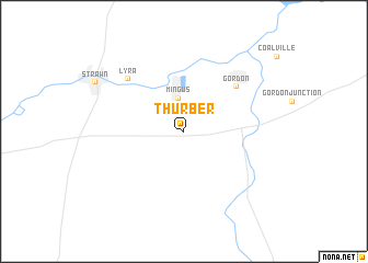 map of Thurber