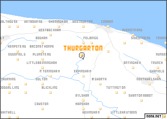 map of Thurgarton