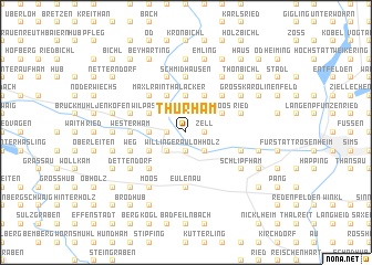 map of Thürham