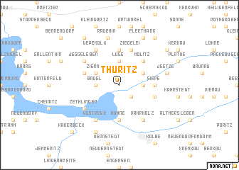 map of Thüritz