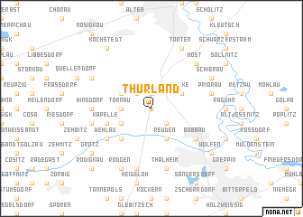 map of Thurland