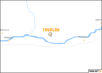 map of Thurlow