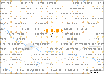 map of Thurndorf