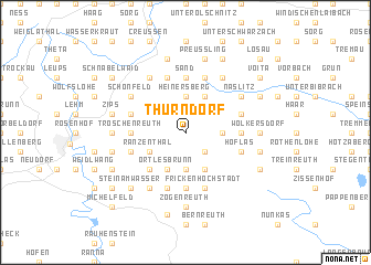 map of Thurndorf