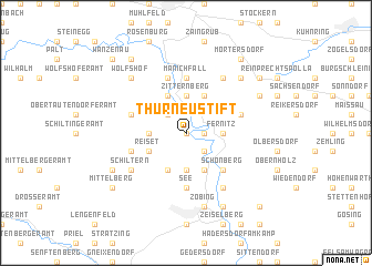 map of Thürneustift