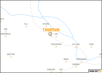 map of Thurnum