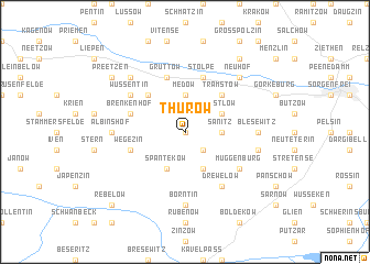 map of Thurow