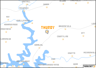 map of Thuroy