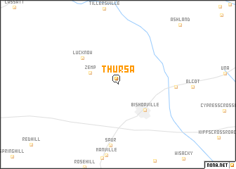 map of Thursa