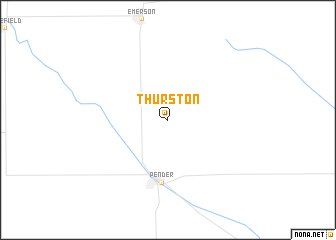 map of Thurston