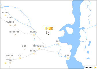 map of Thur