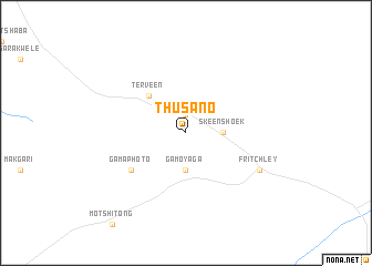 map of Thusano