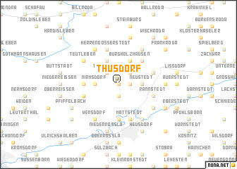 map of Thüsdorf