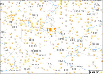 map of Thus