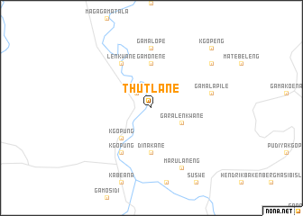 map of Thutlane