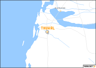 map of Thuwal