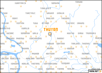 map of Thụy An