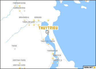 map of Thủy Triều