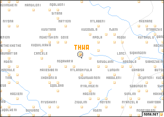 map of Thwa